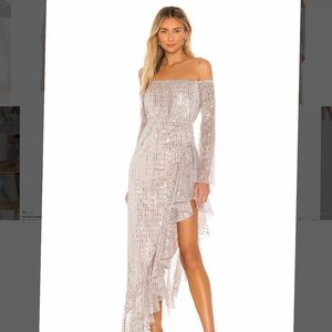 Michael Costello Shiva Maxi dress M